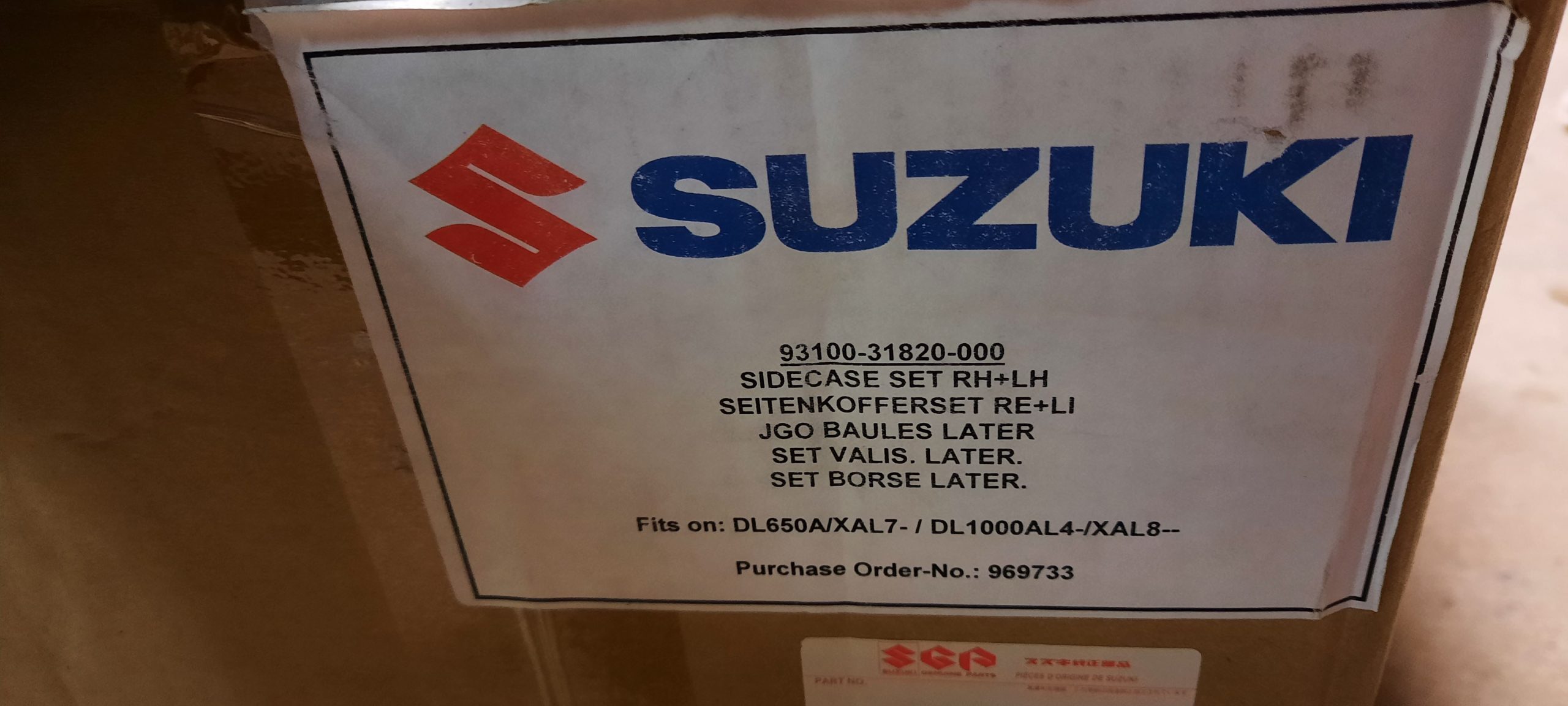Suzuki DL650-DL1000 SEITENKOFFER 95400-25810-000
