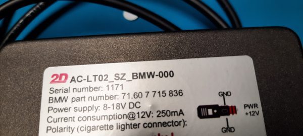 BMW HP Infrarot-Sender für Laptimer Original 71607715836 Neu – Bild 3