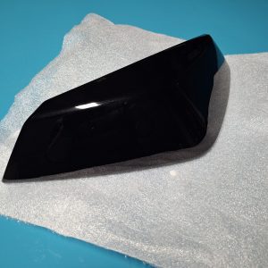 Blende Kofferdeckel Touren schwarz Blackstorm Links BMW S1000XR K69 2019 Original 77411539579