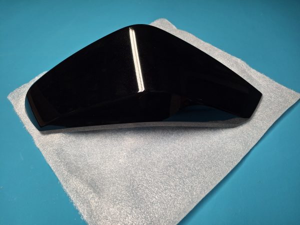 Blende Kofferdeckel Touren schwarz Blackstorm Links BMW S1000XR K69 2019 Original 77411539579 – Bild 2