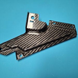BMW M1000RR K66 Carbon Adapterplatte Winglet links 2021-2023 Original 46631542829