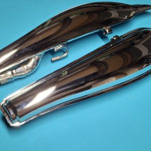 BMW R18 K34 Auspuff Schalldämpfer Chrom Original 18519443983, 18519443984