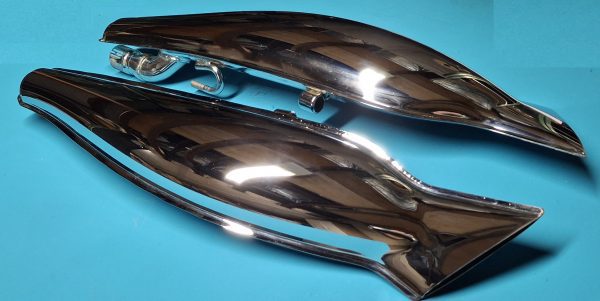 BMW R18 K34 Auspuff Schalldämpfer Chrom Original 18519443983, 18519443984 – Bild 2