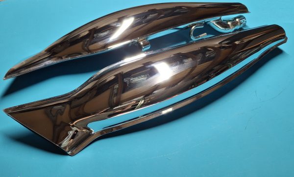 BMW R18 K34 Auspuff Schalldämpfer Chrom Original 18519443983, 18519443984 – Bild 3
