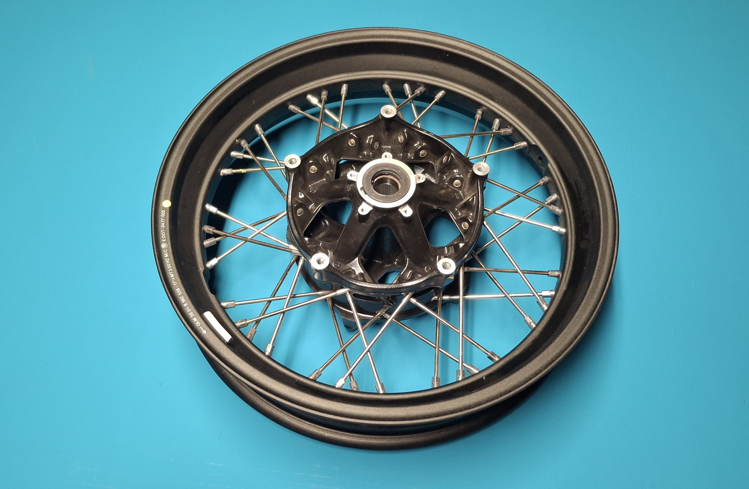 Felge vorne Speichenrad schwarz 3,5X17 Original 36318562538, 36318562551 – Bild 3