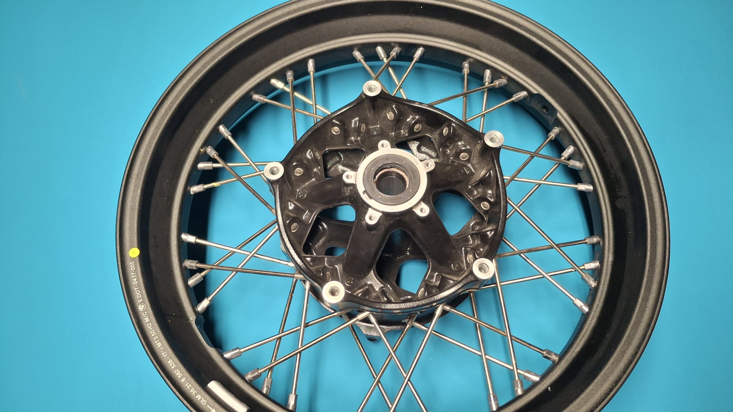 Felge vorne Speichenrad schwarz 3,5X17 Original 36318562538, 36318562551 – Bild 5