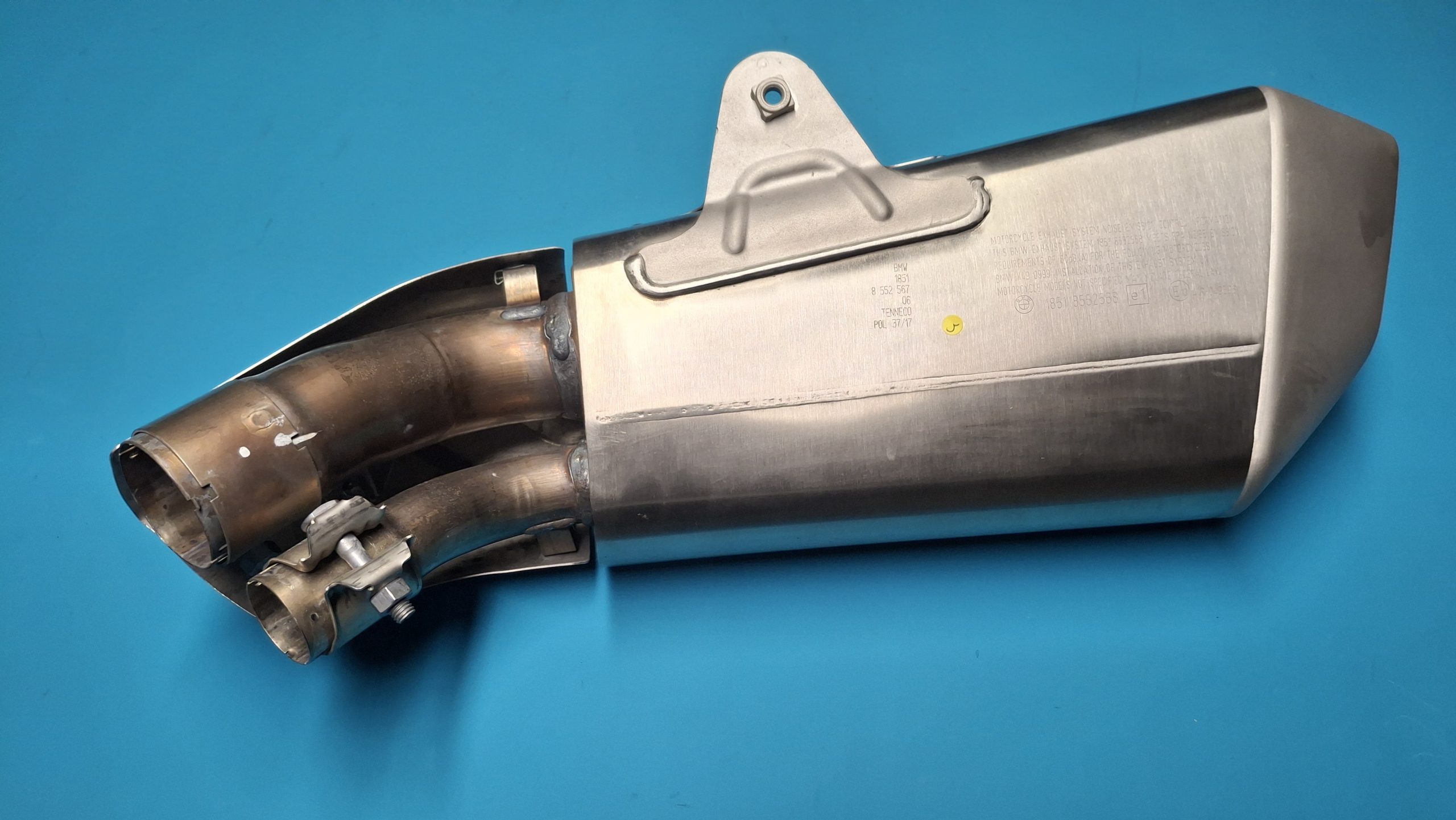 Auspuff Endtopf Schalldämpfer Original 18518552567, 18518552568 – Bild 4