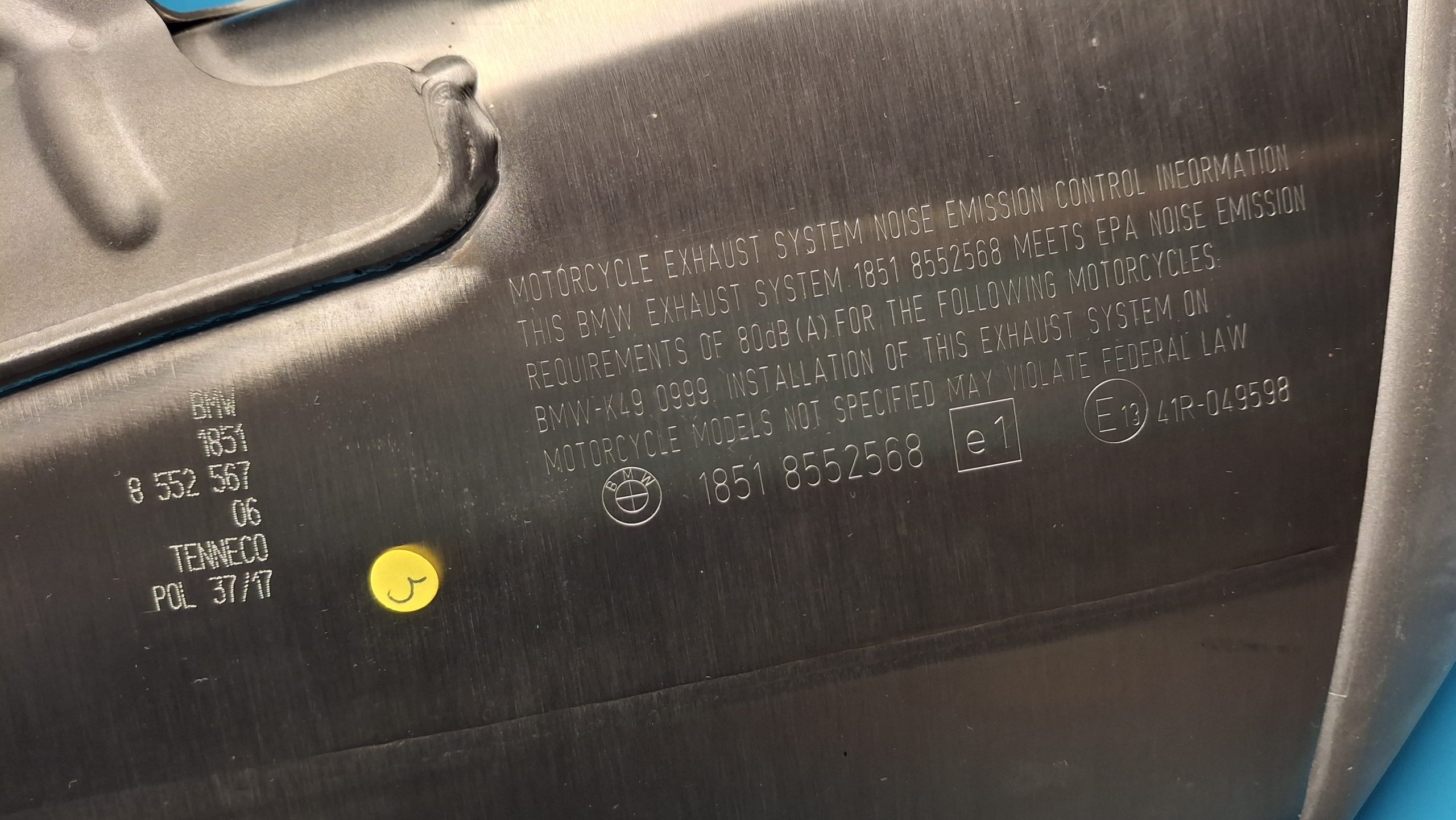 Auspuff Endtopf Schalldämpfer Original 18518552567, 18518552568 – Bild 7