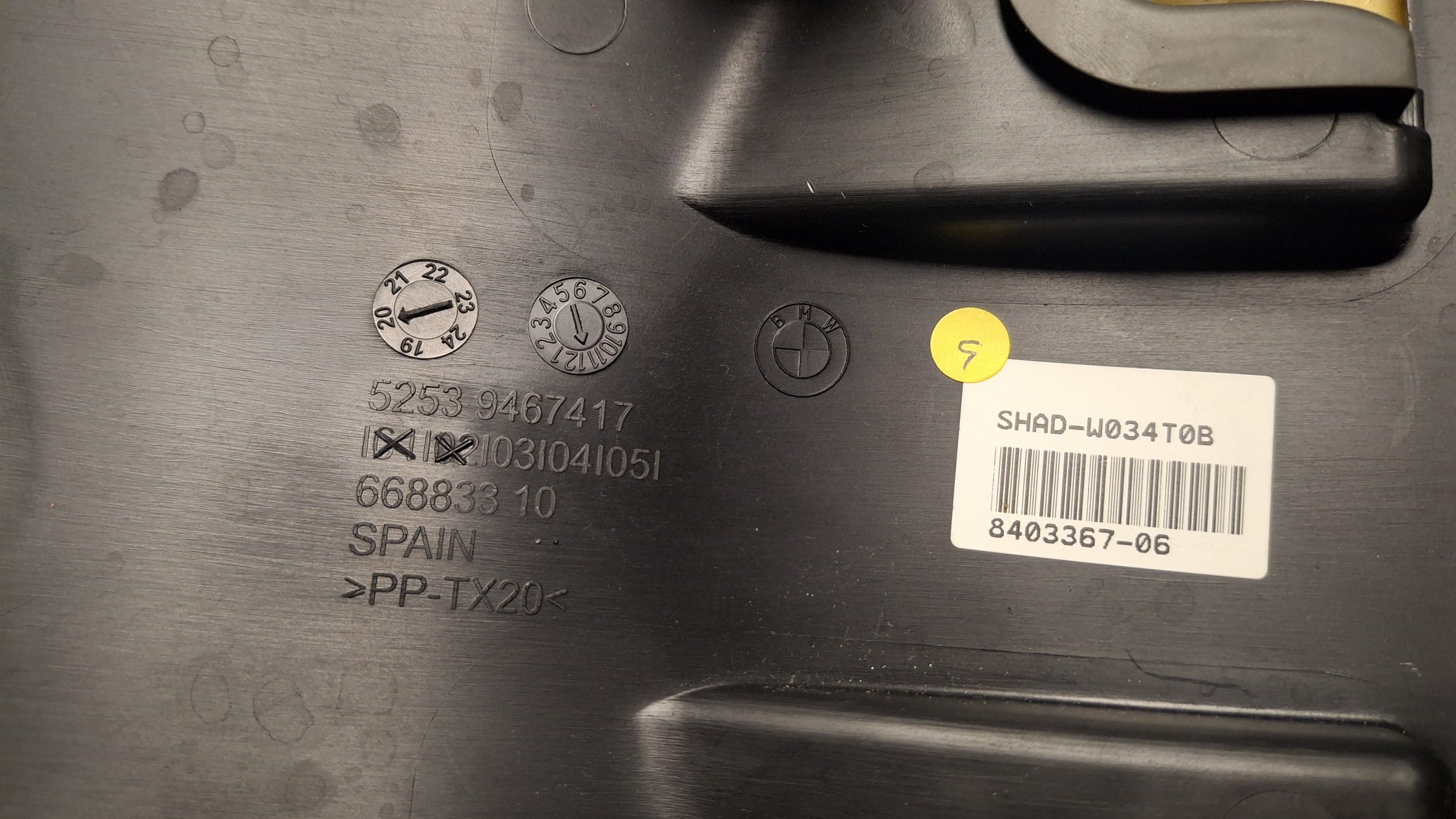 Soziussitz schwarz Original 52539467417, 52538403367 – Bild 5