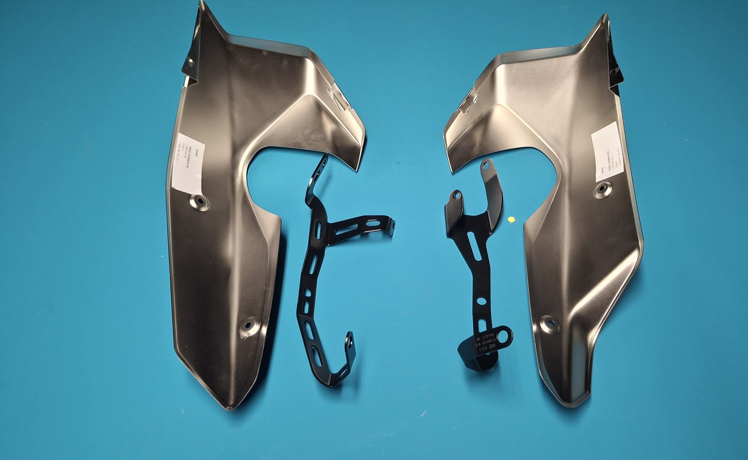 Motorspoiler Edelstahl links und rechts Original 46631540816, 46631540815 Neu – Bild 2