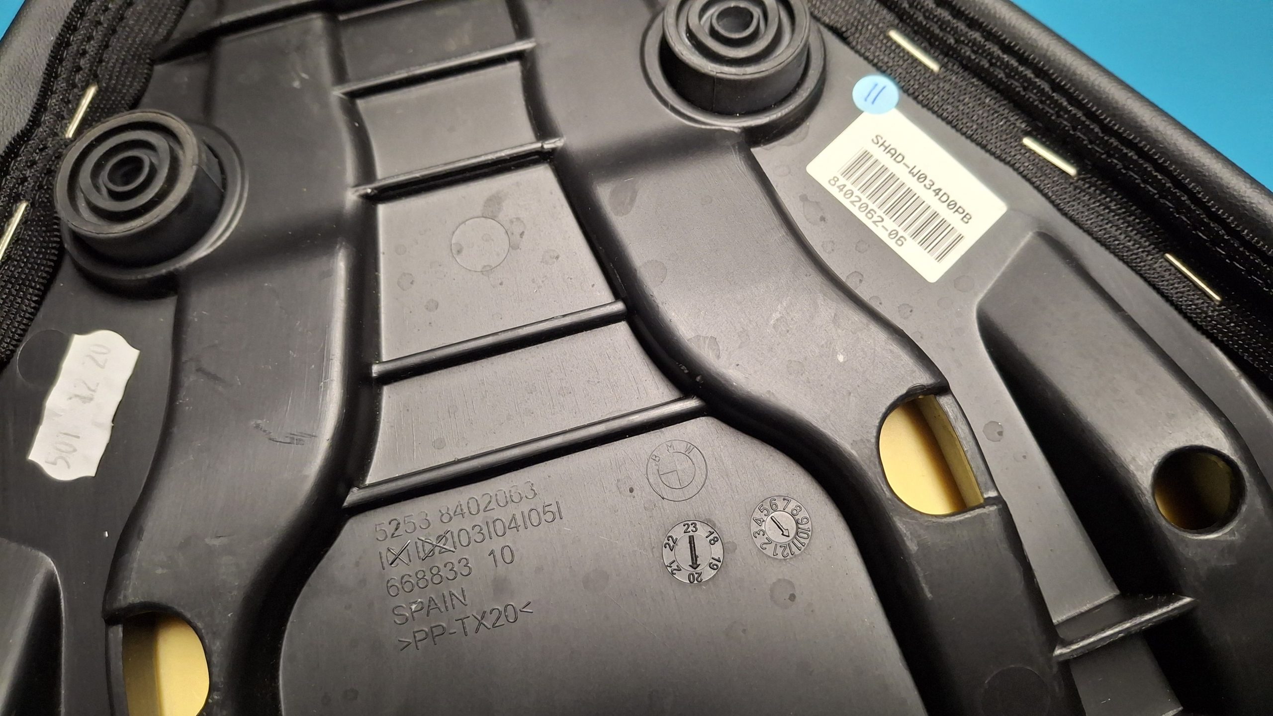 Fahrersitz schwarz Original 52538402062, 52538402063 – Bild 6