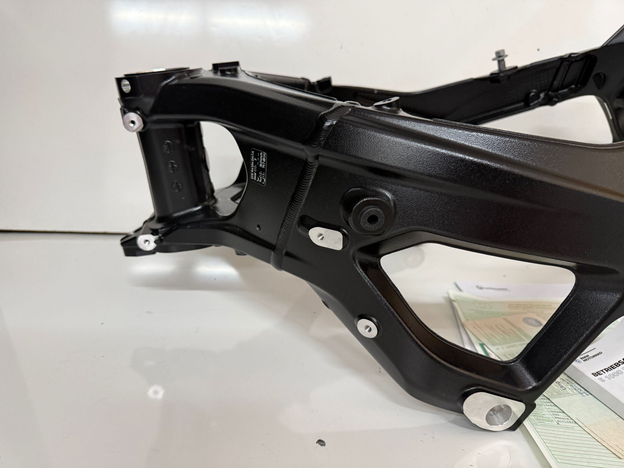 BMW S1000RR K67 Rahmen mit Brief Fahrzeugbrief, Schloßsatz – Bild 5