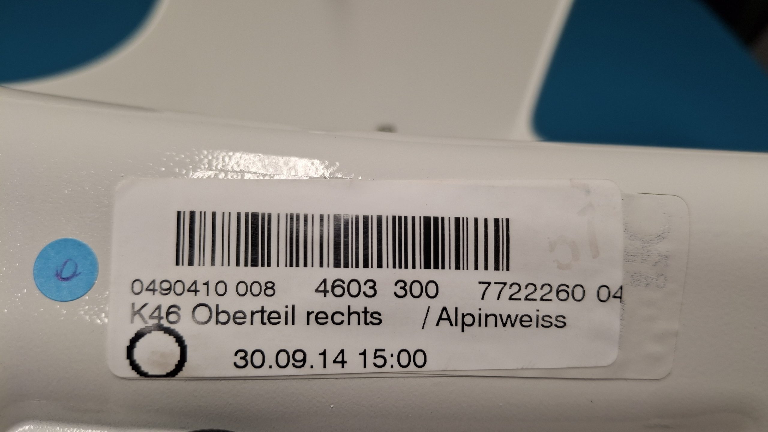 Kanzel rechts Verkleidungsoberteil 2009-2014 Original 7715896, 46637722260 – Bild 6
