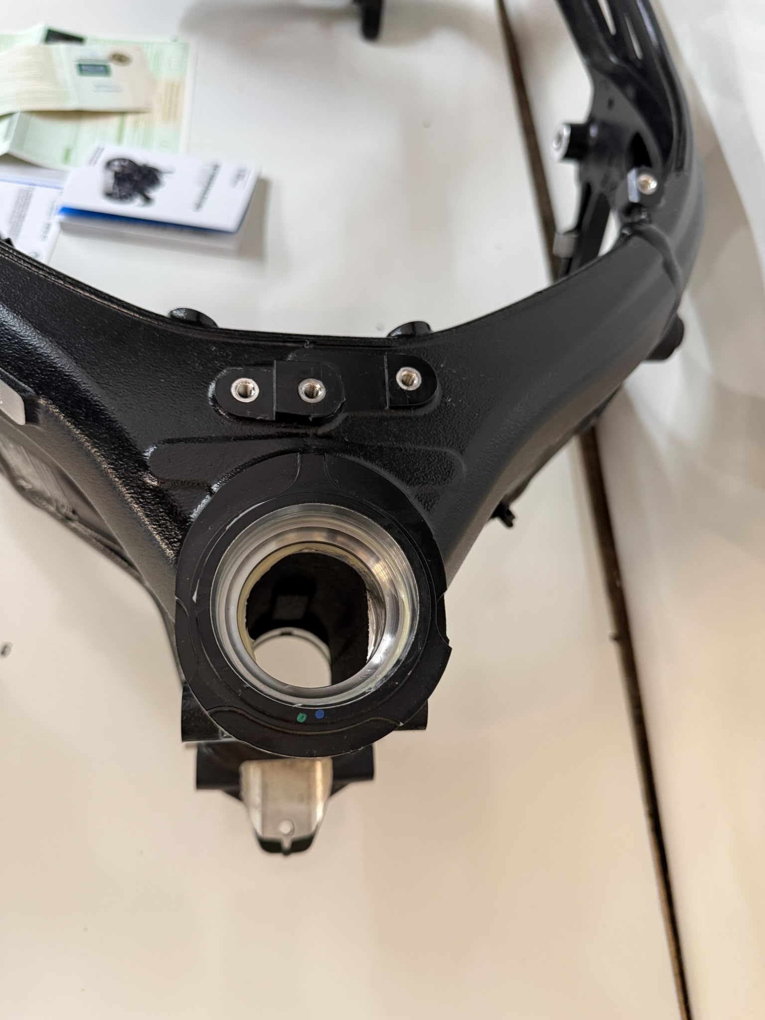 BMW S1000RR K67 Rahmen mit Brief Fahrzeugbrief, Schloßsatz – Bild 2
